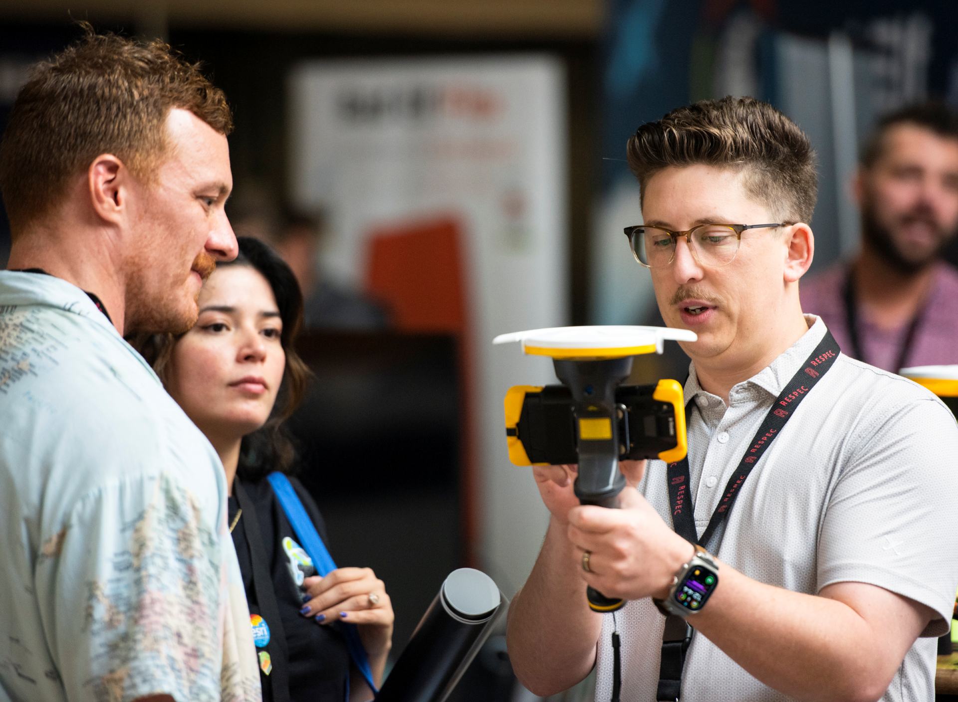 Vendor showcasing Technology at GIS meeting
