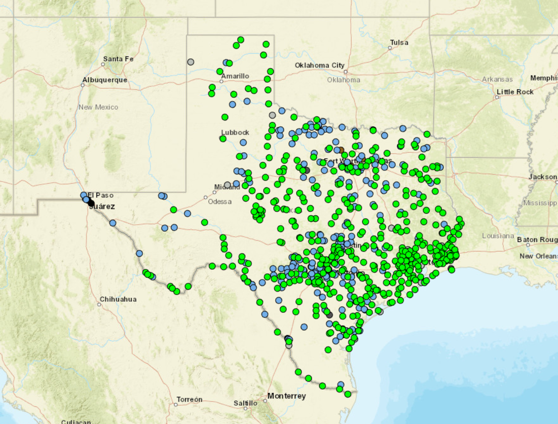 TX flood map application